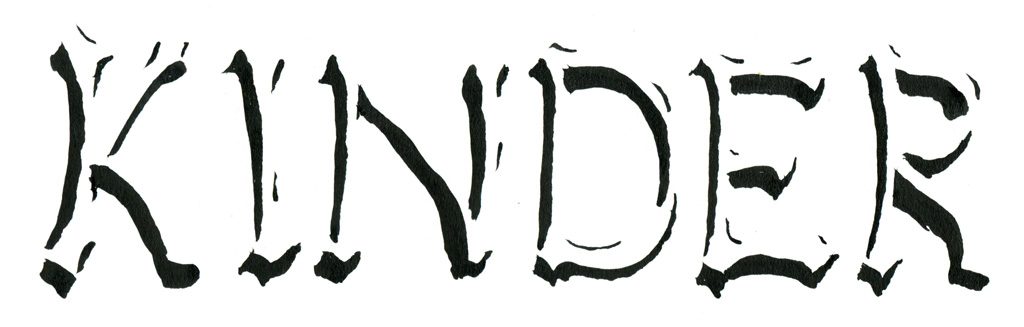 Erhabene Schriften durch Abbildung des Schattens dargestellt